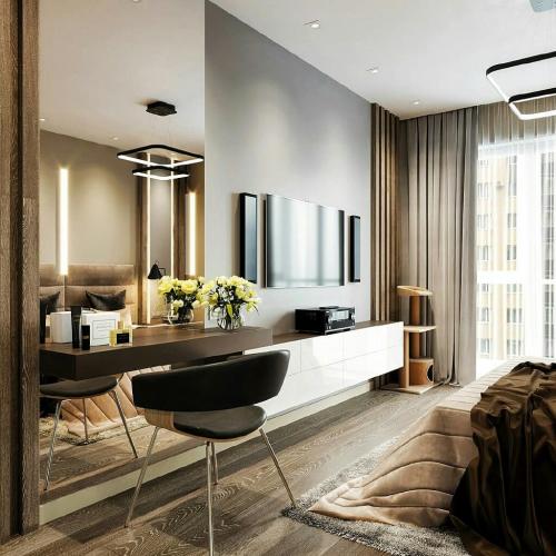 Что нужно изменить в интерьере этой спальни по вашему мнению? 01