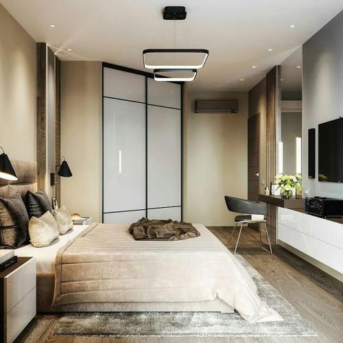 Что нужно изменить в интерьере этой спальни по вашему мнению? 02