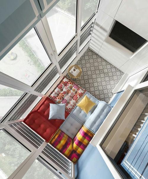 Как вам такой вариант оформления балкона? 01