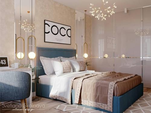 Яркие акценты в квартире. Как Вам дизайн? 04