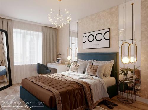 Яркие акценты в квартире. Как Вам дизайн? 06