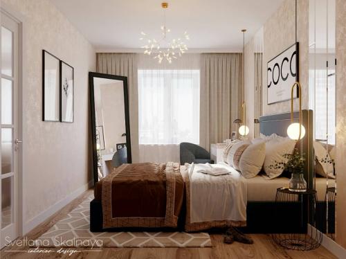 Яркие акценты в квартире. Как Вам дизайн? 07