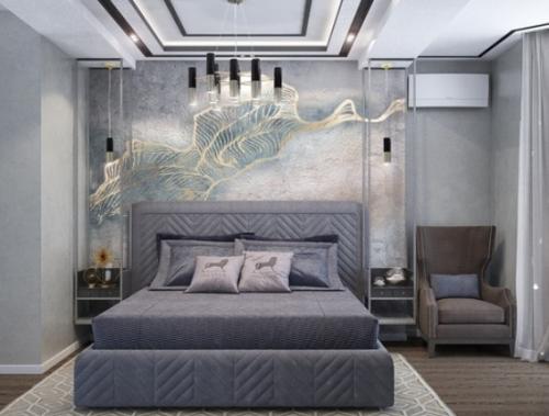 Подходит ли серый цвет для оформления спальни? Как Вы считаете? 01