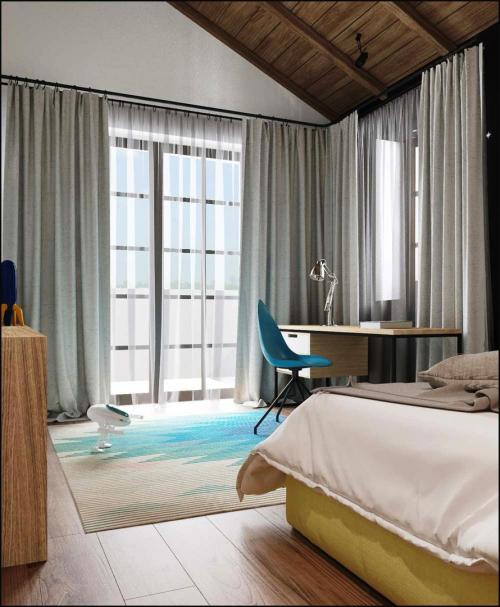 Детские комнаты с панорамным остеклением. 01