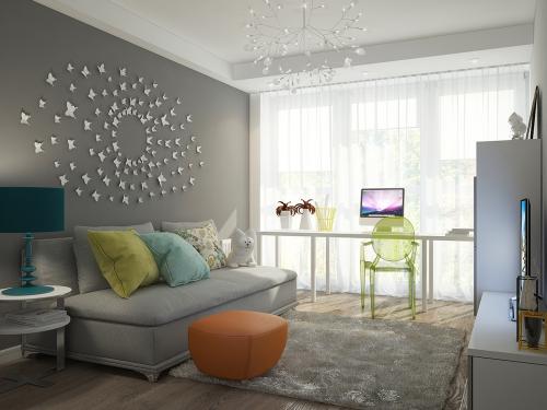 Детские комнаты с панорамным остеклением. 02