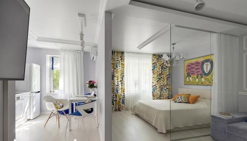 Светлый дизайн квартиры с веченними нотками) А Вам понравился дизайн? 01