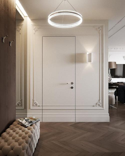 Дизайн кухни — гостиной в квартире 100кв. м 01