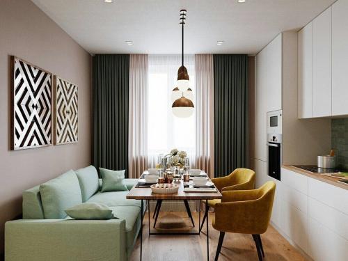 Кухня 11 кв. м , как Вам «живая» стена в кухне? 01