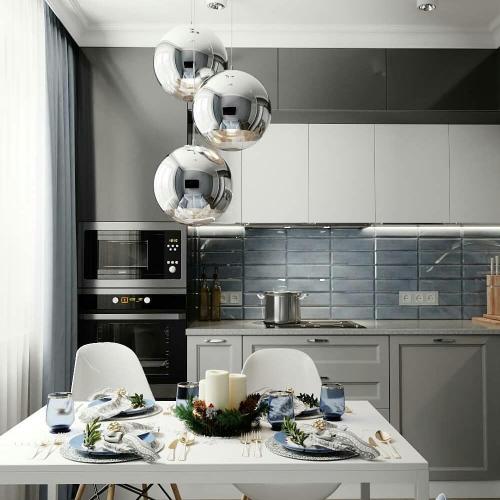 Кухня 10м². Крутой фартук, согласны? 02