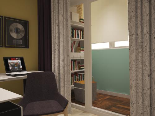 Оцените дизайн этой небольшой холостяцкой квартиры 07