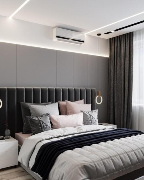 Два примера организации гардеробной в спальне. Какой вам больше нравится? 1 или 2? 01