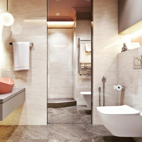 Очень красивый дизайн санузла. А Вам нравится? 01