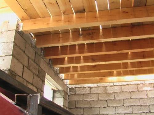 Как сделать балки из досок. Деревянные балки перекрытия - размеры и нагрузки
