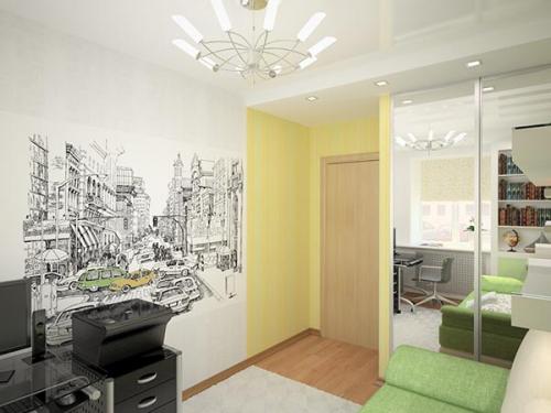 Дизайн маленькой детской комнаты 02