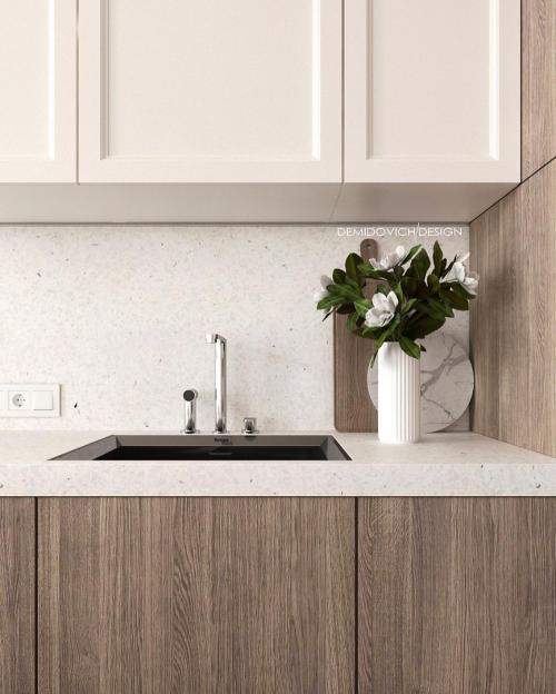 Дизайн-проект кухни-гостиной в пастельных тонах✨Что бы Вы Добавили/Убрали в этом интерьере? 04