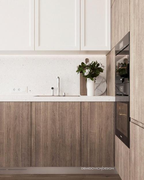 Дизайн-проект кухни-гостиной в пастельных тонах✨Что бы Вы Добавили/Убрали в этом интерьере? 03