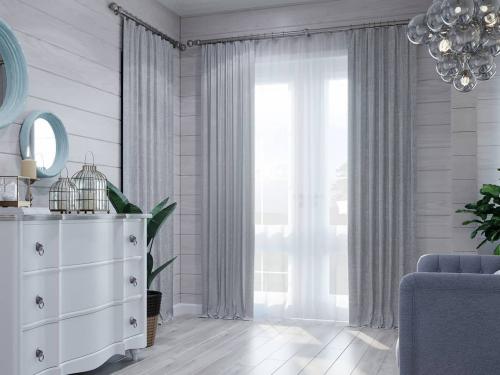 Спальня в деревянном доме на мансардном этаже 03