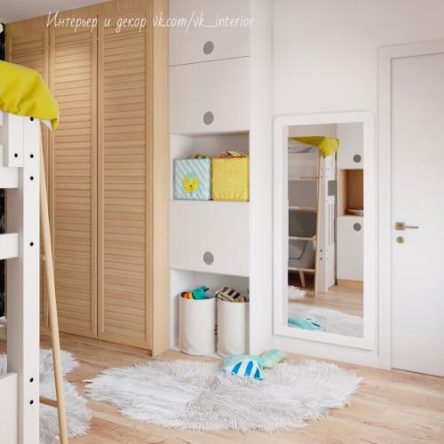 Оцените дизайн детской комнаты для одного ребенка 03