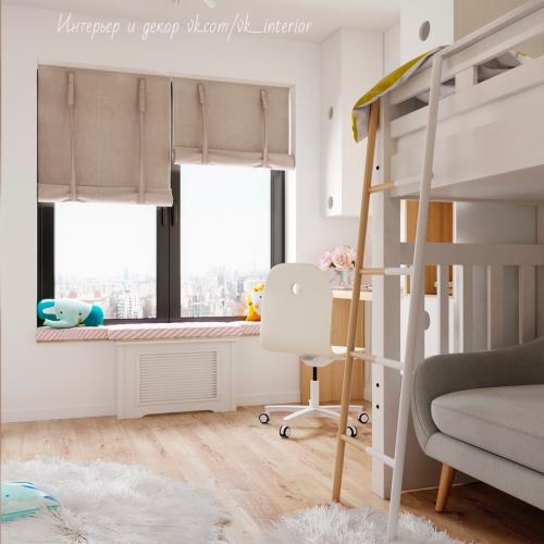 Оцените дизайн детской комнаты для одного ребенка 01