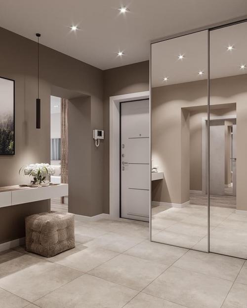 Современный дизайн прихожей 01