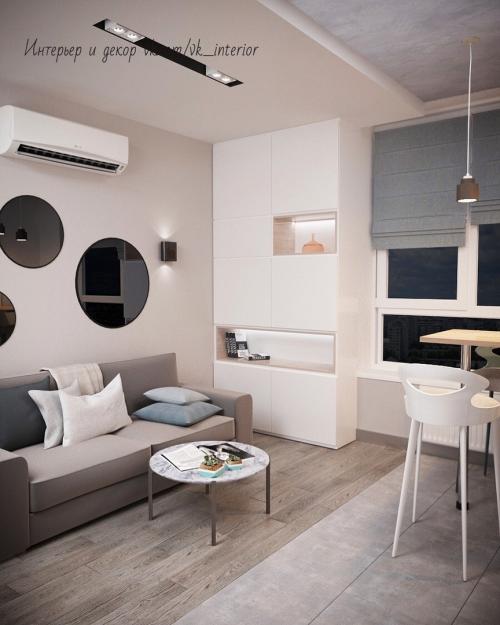 Оцените дизайн этой просторной кухни — гостиной 01