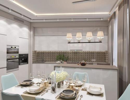 Оцените дизайн кухни с островом 05