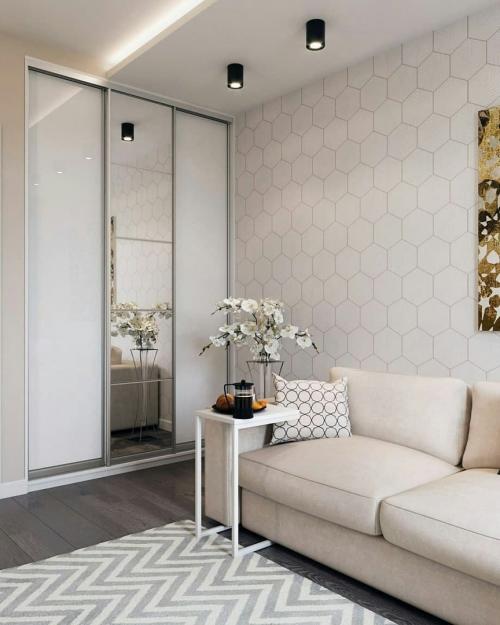 Оцените проект гостиной. Что бы Вы тут изменили? 01