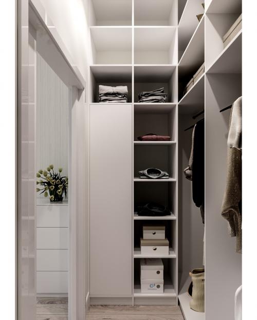 Оцените дизайн спальни с гардеробной 05