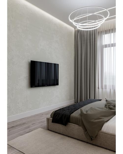 Оцените дизайн спальни с гардеробной 03