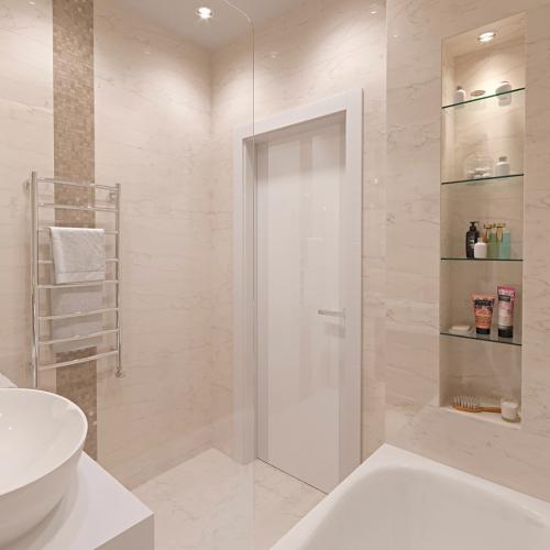 Ванная комната с мозаикой. Нравится Вам дизайн? 04