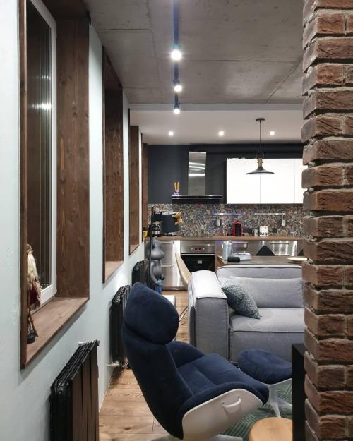 Квартира -студия в стиле лофт 02