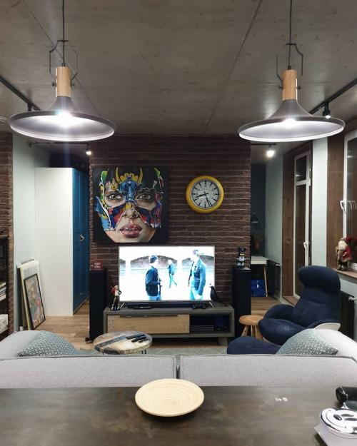 Квартира -студия в стиле лофт 05