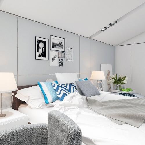 Светлая спальня. Как Вам такой дизайн? 02