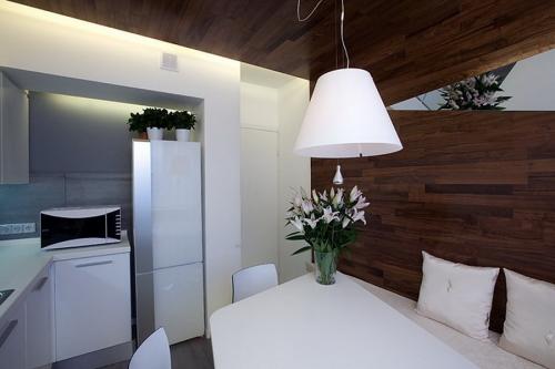 Интересное дизайнерское решение на кухне. Оцените идею. 06