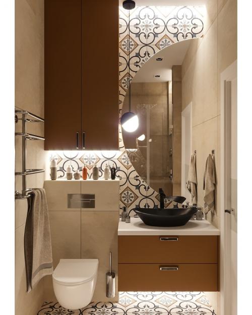 Ванная комната с интересным настраиваемым освещением 04