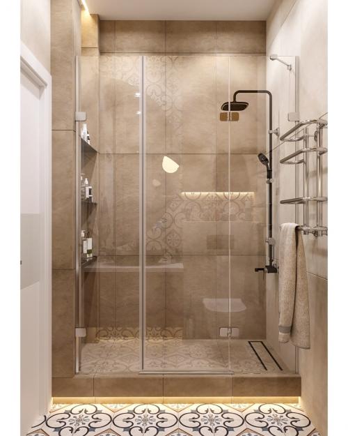 Ванная комната с интересным настраиваемым освещением 02