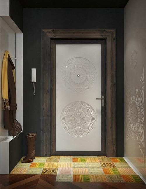 Впечатляющий дизайн — проект квартиры с камином 07