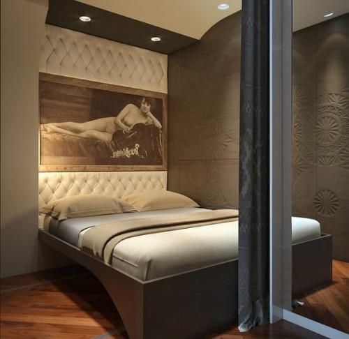 Впечатляющий дизайн — проект квартиры с камином 02