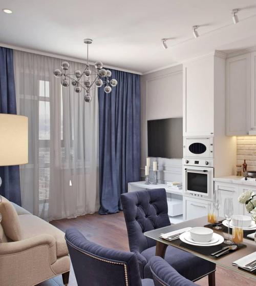 Проект квартиры 45 кв. м для пары 01