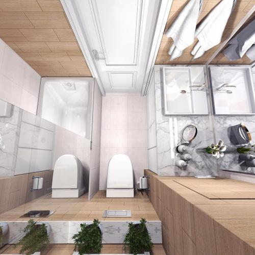 Санузел 3,6 кВ.м 🐳 03