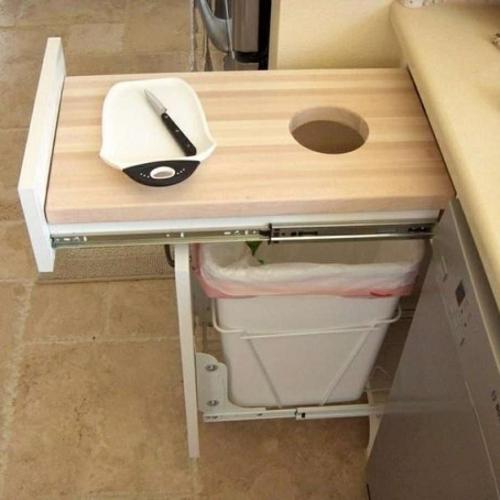 Идеи для экономии места на кухне. Какая идея Вам понравилась? 02