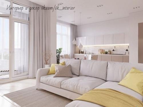 Кухни — гостиные. Идеи дизайна 01