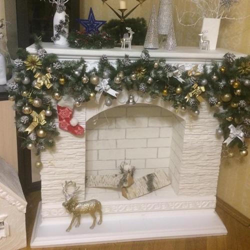 Новогодние камины своими руками. Кто хотел сделать?) Ловите идеи;) 08