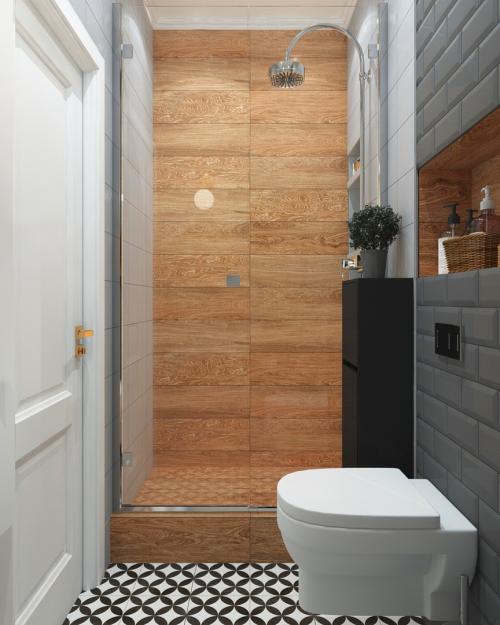 Друзья, оцените дизайн санузла. Что Вам понравилось? 02