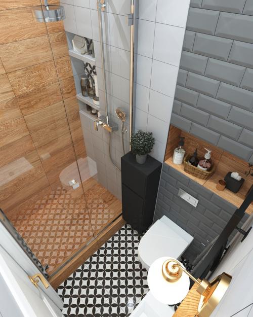 Друзья, оцените дизайн санузла. Что Вам понравилось? 01