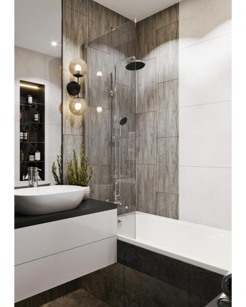 Ванная и сан. узел площадью 3,6 кв. м. и 2,3 кв. м. 01