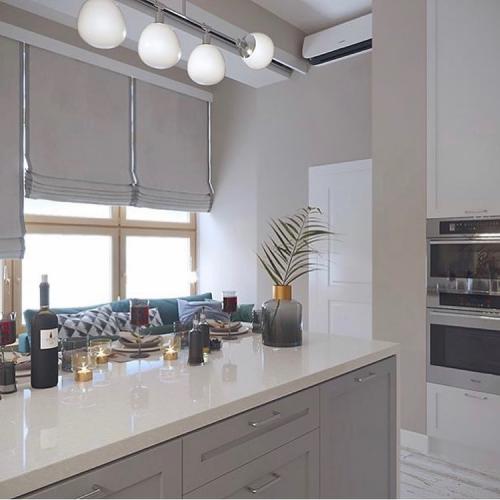 А у вас кухня совмещена с гостиной или два помещения отдельно? 02