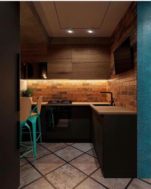 Дизайн — проект кухни 5,3 кв. м 04