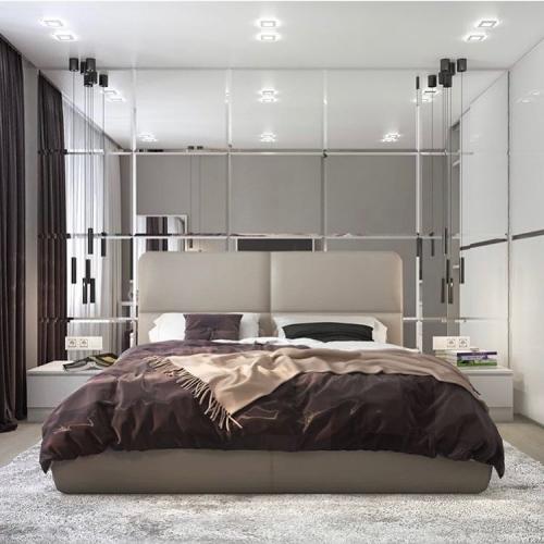 Какой вариант оформления стены в спальне Вам понравился больше: 1, 2 или 3? 03