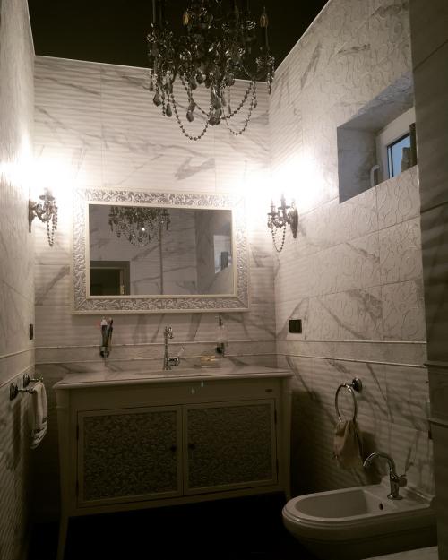 Классический дизайн санузла в частном доме нашей подписчицы 01